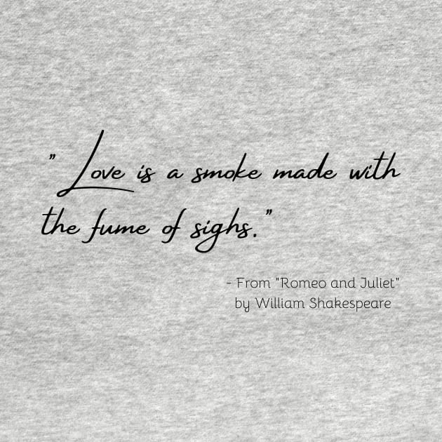 A Quote about Love from "Romeo and Juliet" by William Shakespeare by Poemit